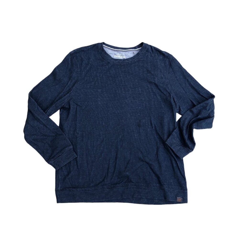 COOPER & OAK SUPPLY CO Thermal Shirt XL Men's Legacy Long Sleeve Blue Crew​